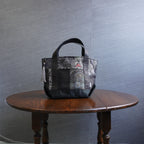 パッチワーク仕様のミニトートバッグ K184