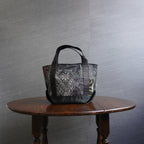 パッチワーク仕様のミニトートバッグ K184