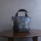 パッチワーク仕様のミニトートバッグ K185