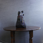 パッチワーク仕様のミニトートバッグ K185