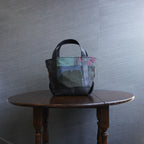 パッチワーク仕様のミニトートバッグ K185