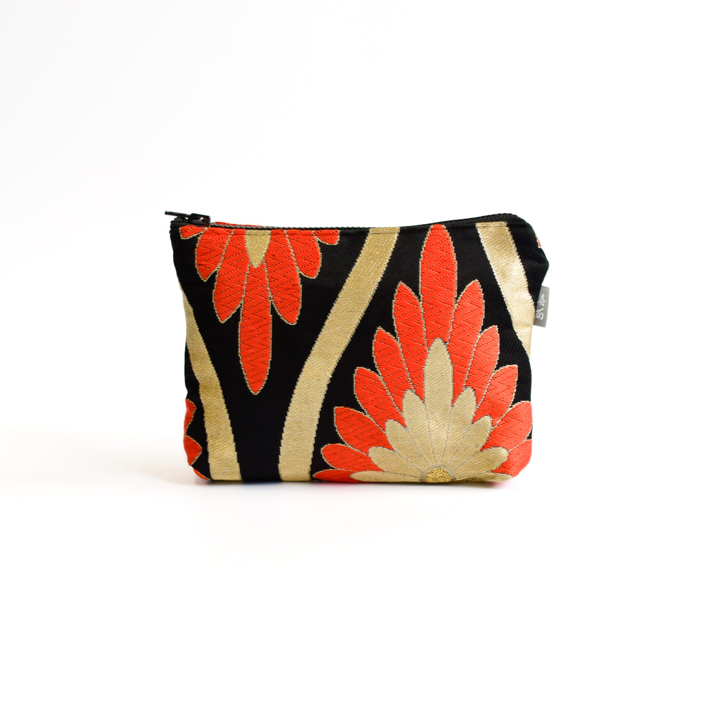 Pouch using kimono obi K228