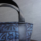 パッチワーク仕様のミニトートバッグ K185