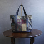 パッチワーク仕様のトートバッグ K187