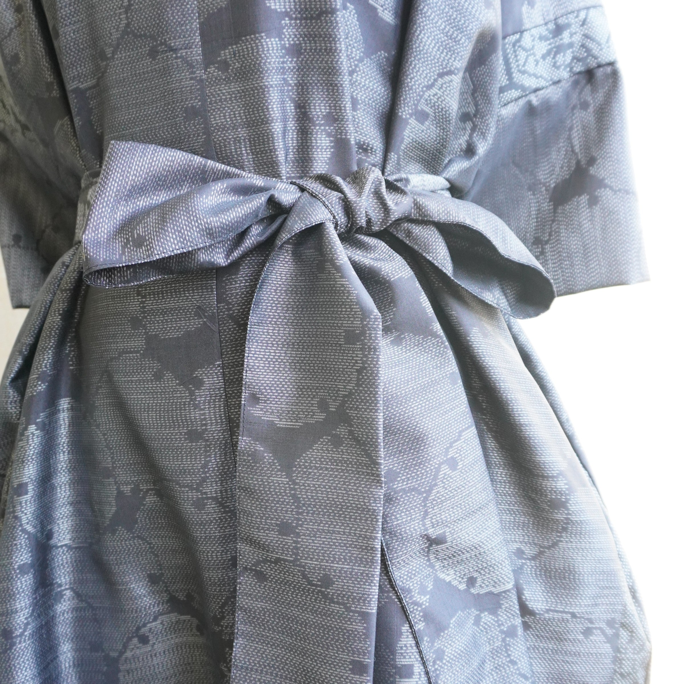 Black Dress Made with Oshima Tsumugi K200