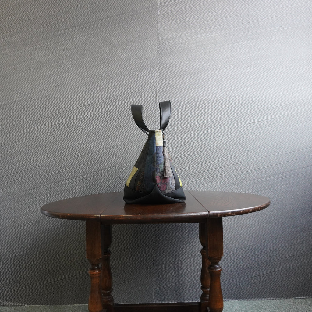 パッチワーク仕様のミニトートバッグ K193