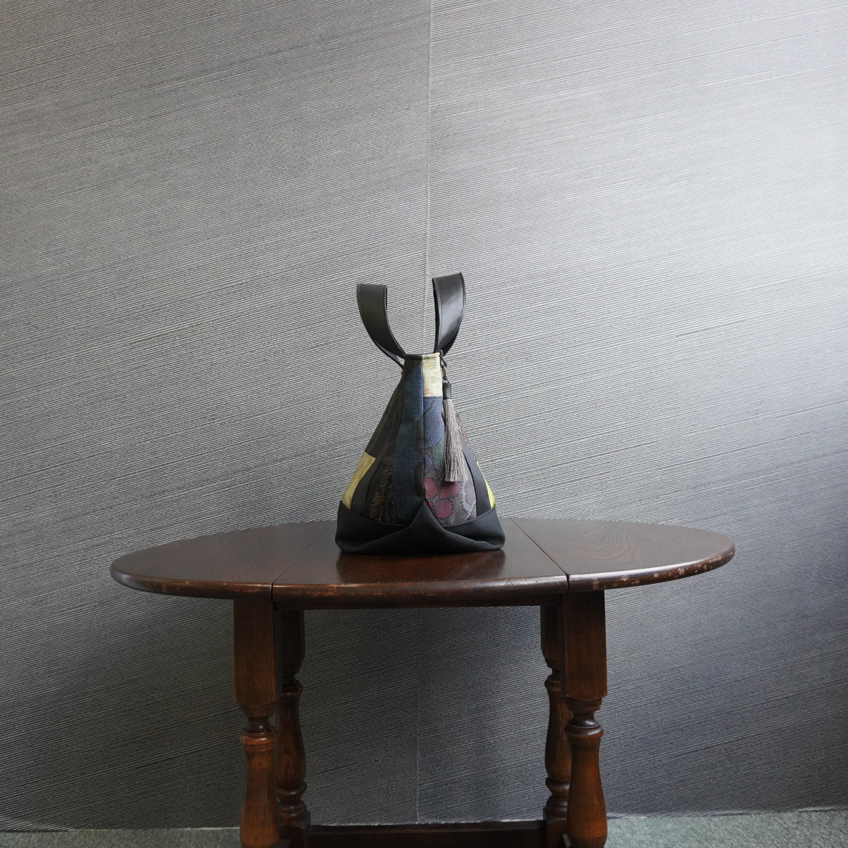 パッチワーク仕様のミニトートバッグ K193