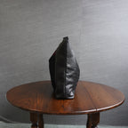 豪華な帯と紗の着物使用　レザートートバッグ　アップサイクルバッグ　K079