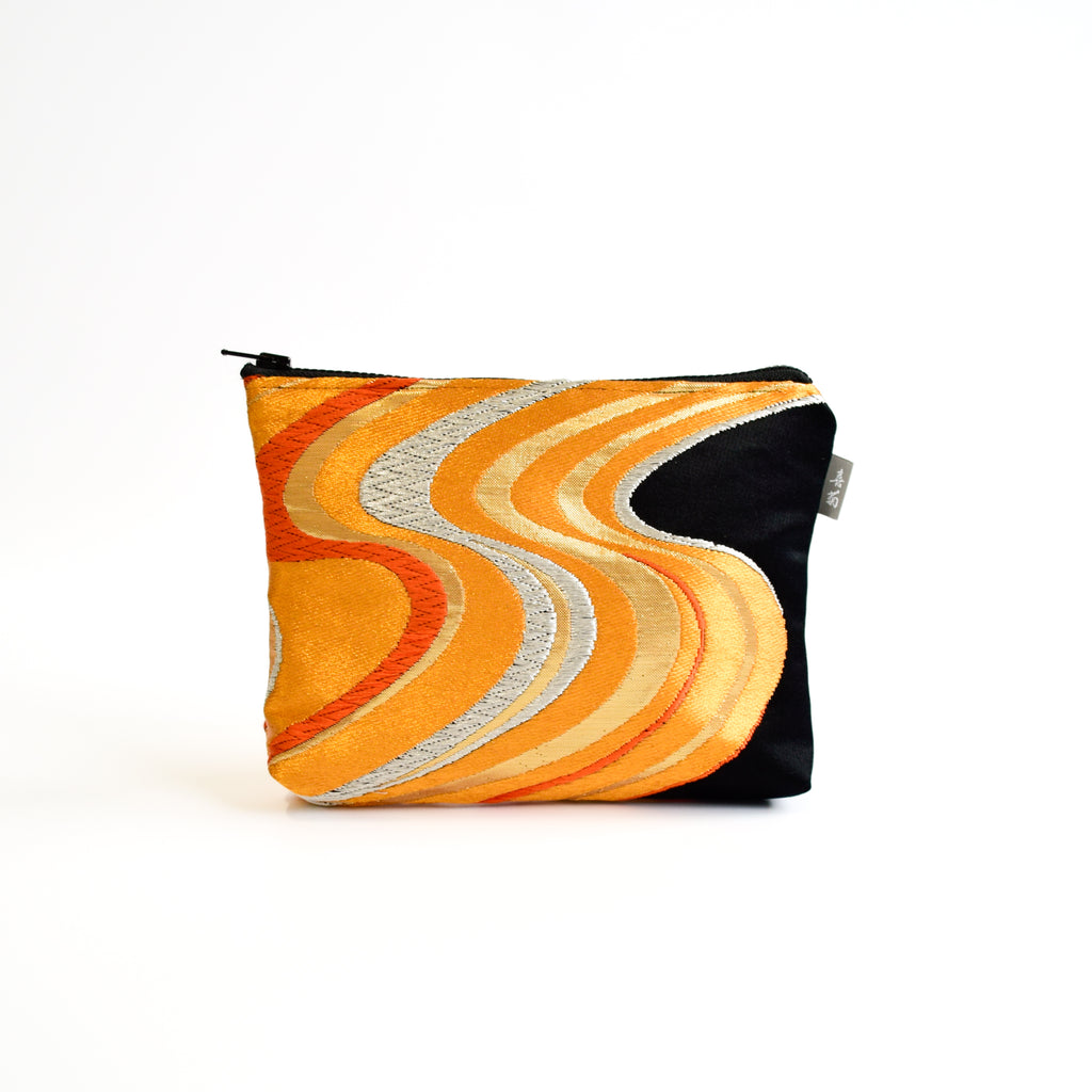 Pouch using kimono obi K228