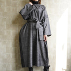 大島紬を使用したワンピース K173