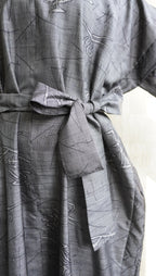 大島紬を使用したワンピース K173