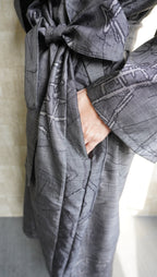 大島紬を使用したワンピース K173