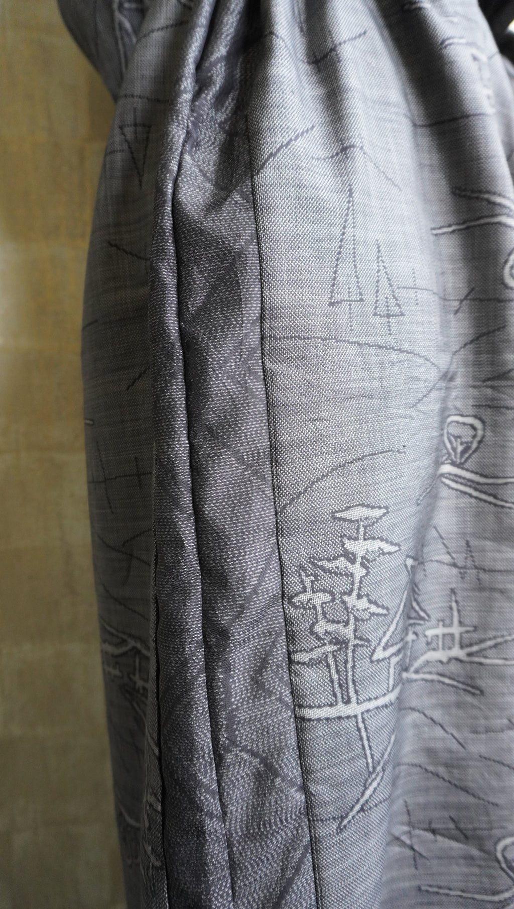 大島紬を使用したワンピース K173