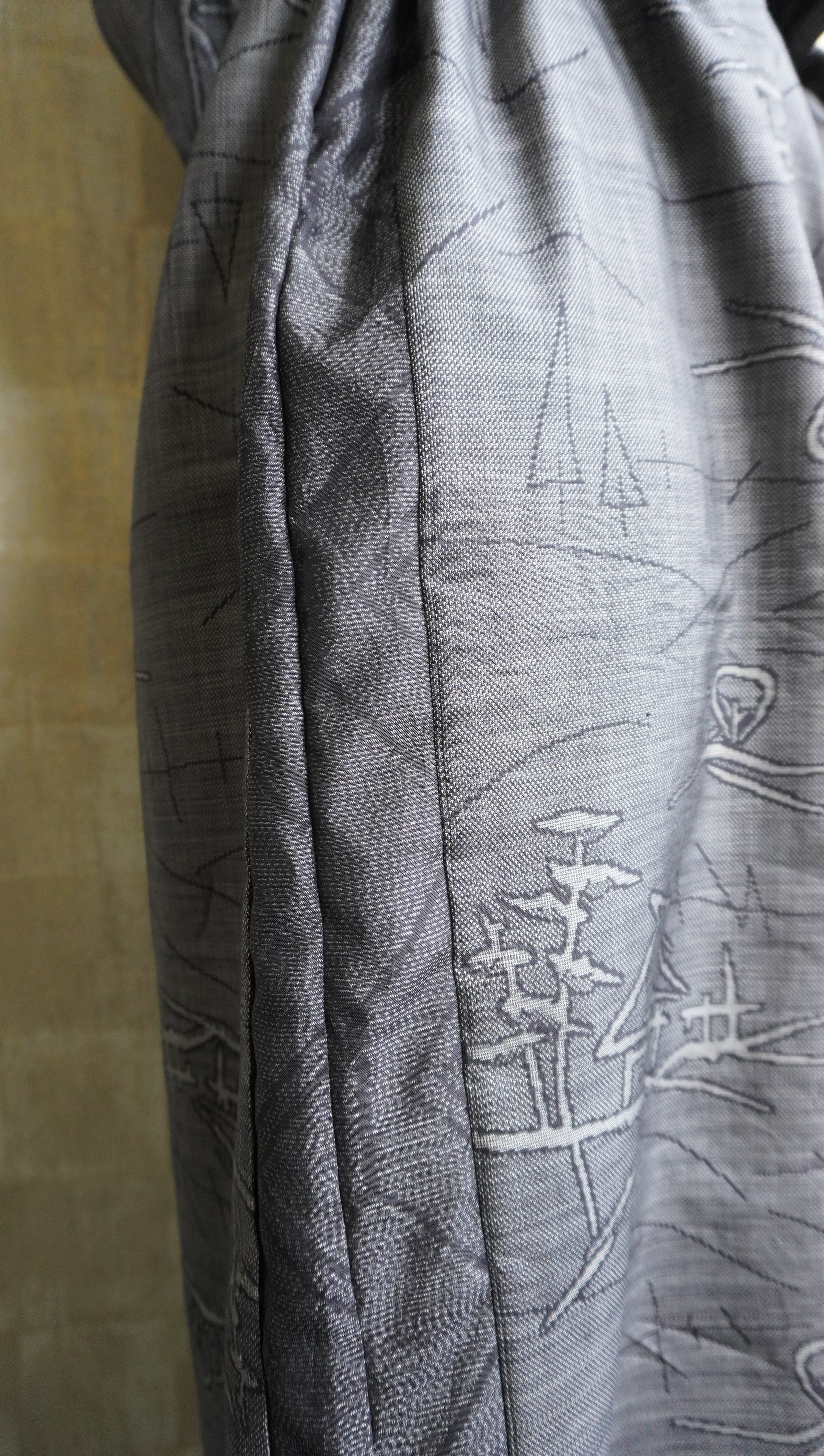 大島紬を使用したワンピース K173