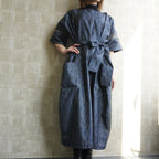 大島紬を使用したワンピース K153