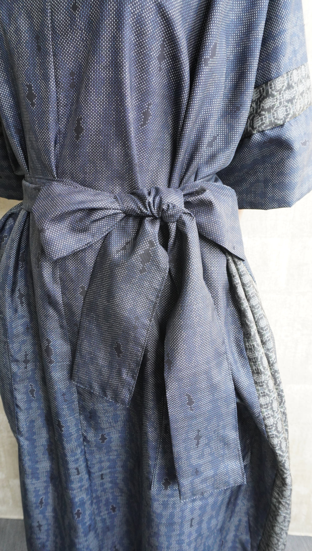 大島紬を使用したワンピース K153