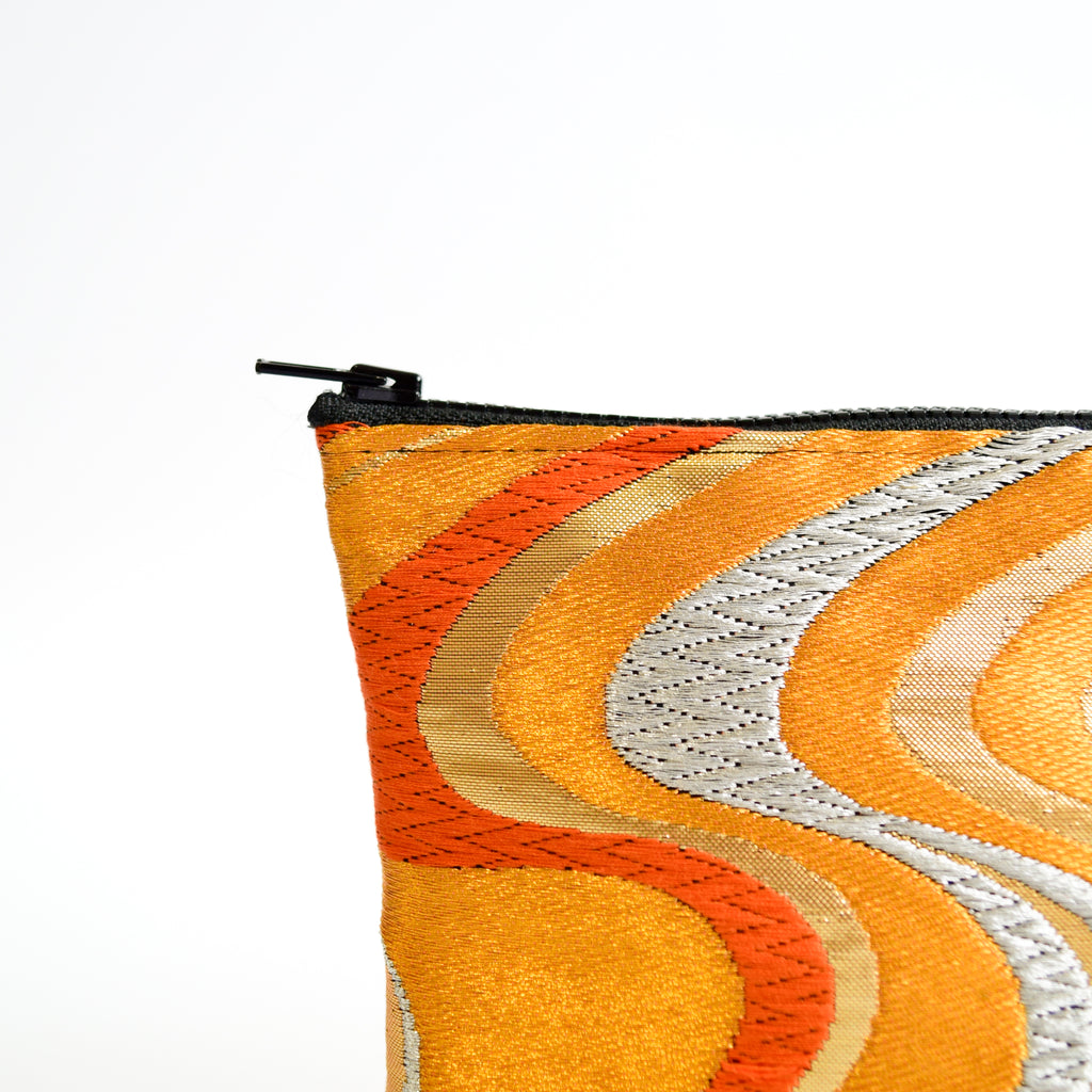 Pouch using kimono obi K228
