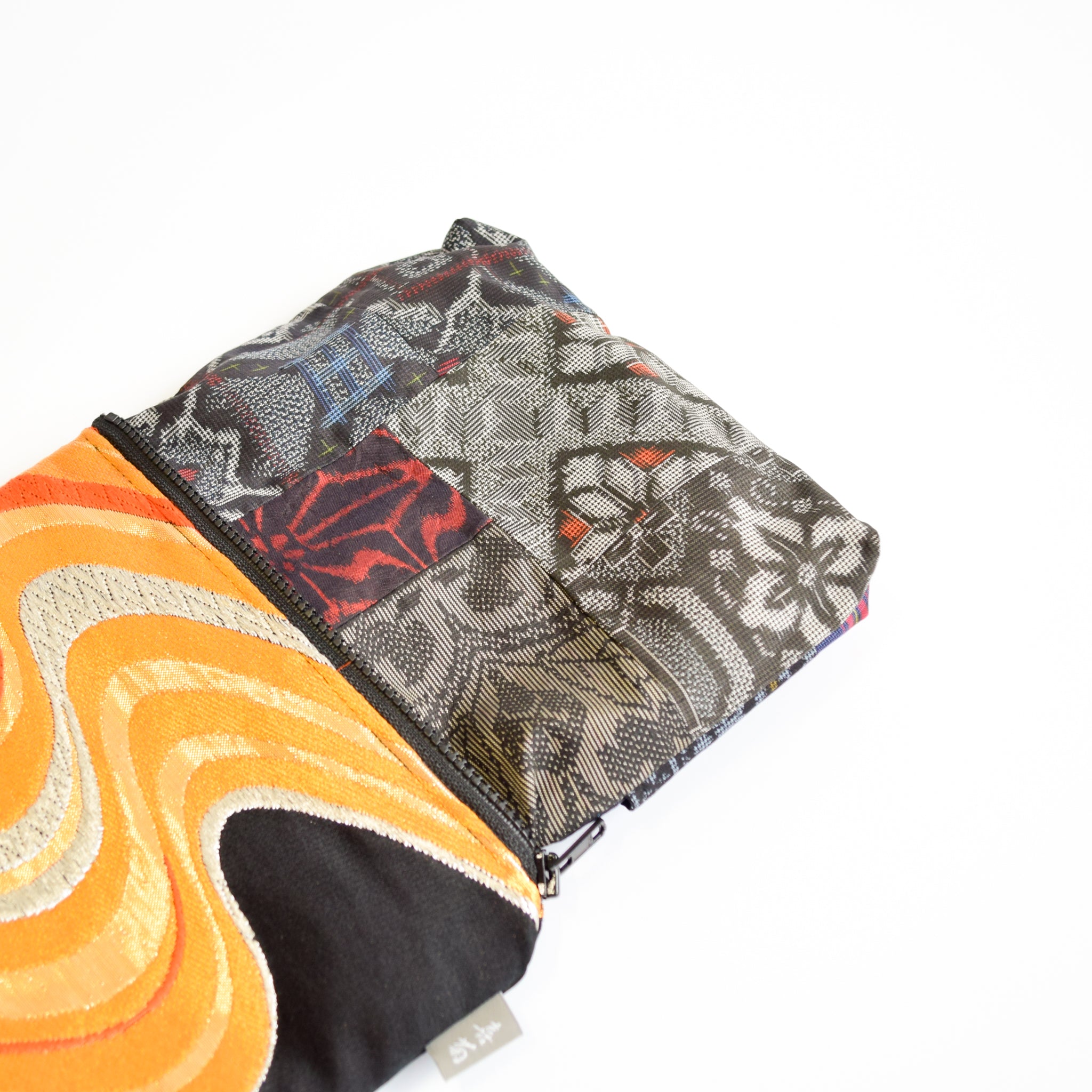 Pouch using kimono obi K228