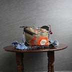 着物帯を使用したポーチ　K005