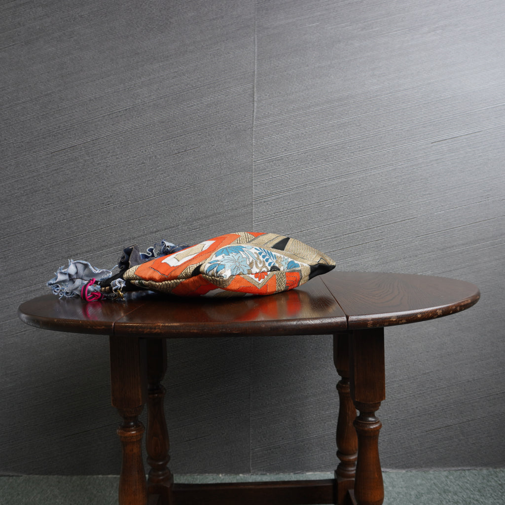 着物帯を使用したポーチ　K005