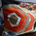 着物帯を使用したポーチ　K005