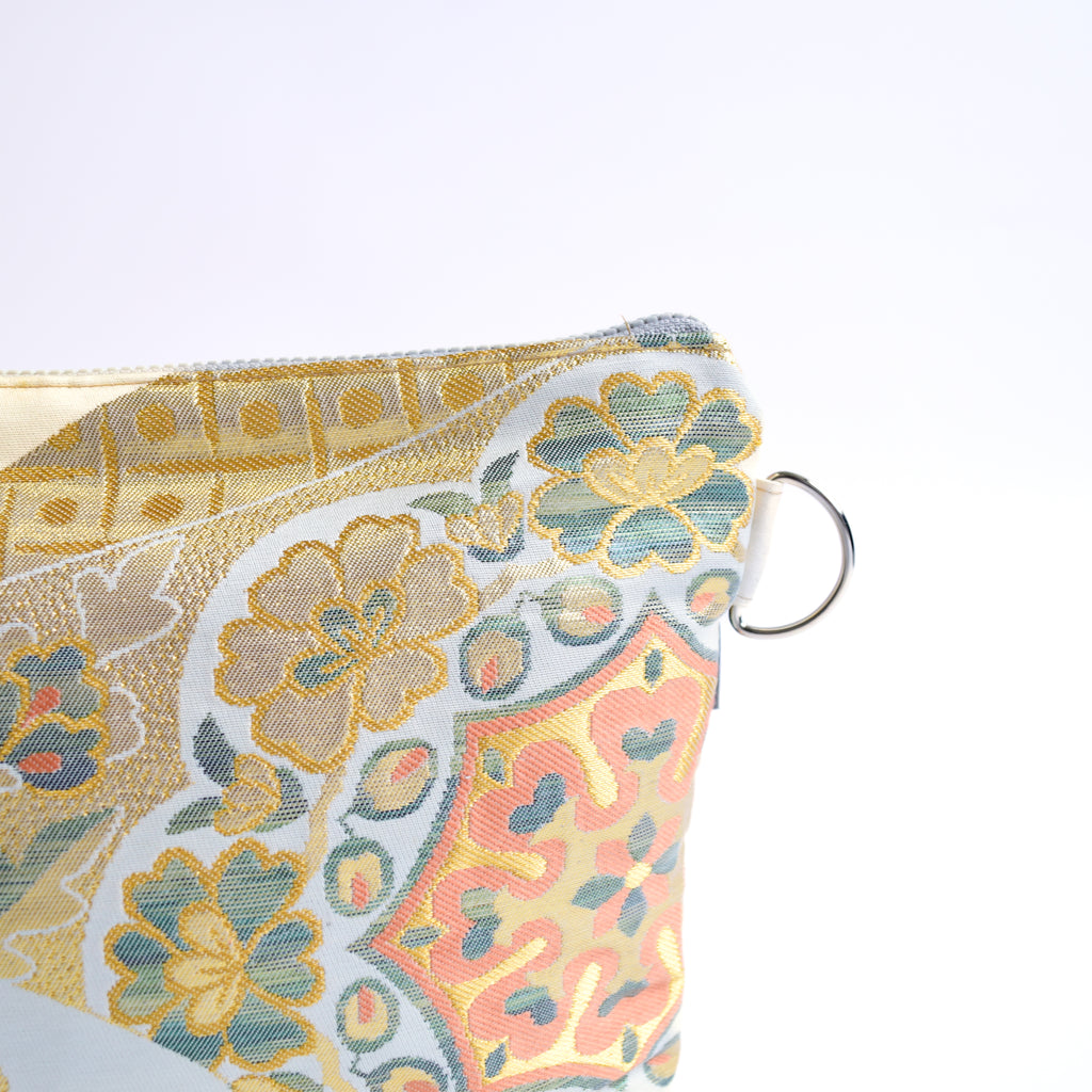 Pouch using kimono obi K228