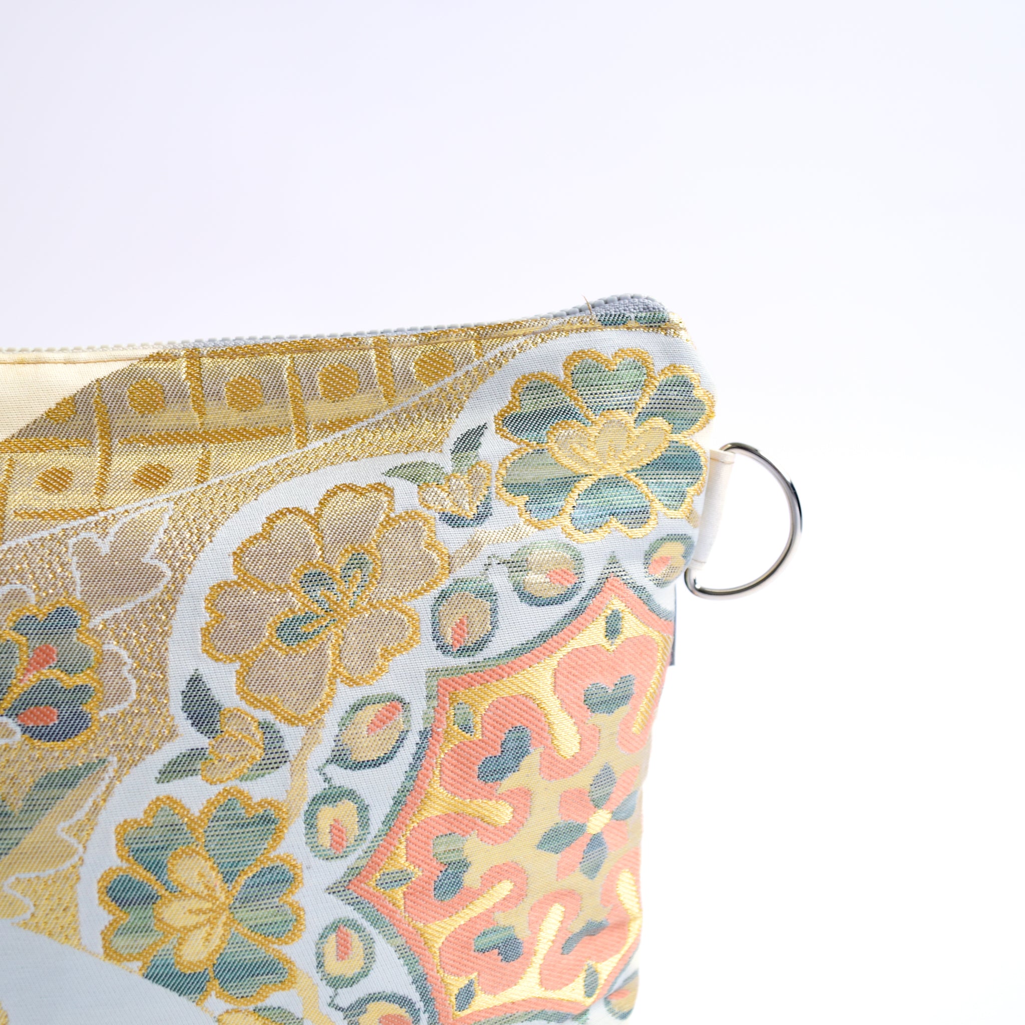 Pouch using kimono obi K228