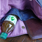 上質な着物リメイク　アップサイクルバッグ　レザーバッグ　K003