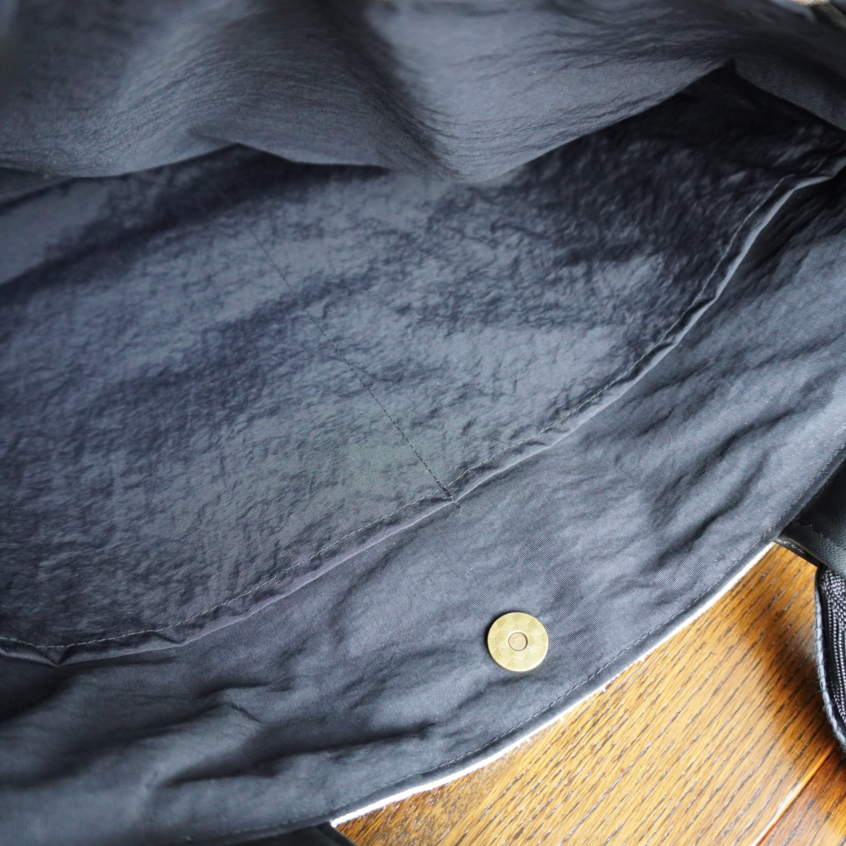 着物と本革使用　着物リメイクトートバッグ　レザーバッグ　K031