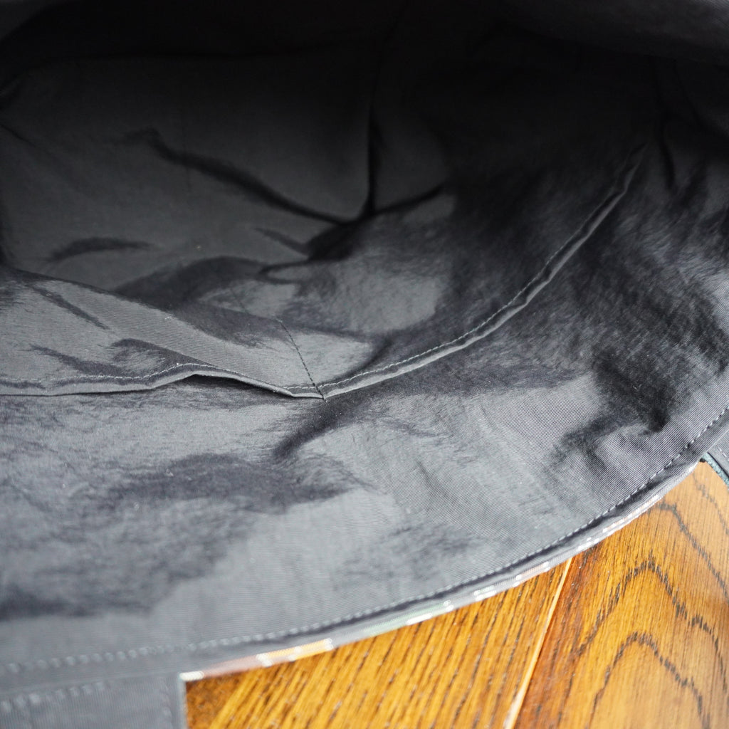 上質な着物リメイク　アップサイクルバッグ　レザーバッグ　K144