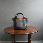 パッチワーク仕様のミニトートバッグ K146