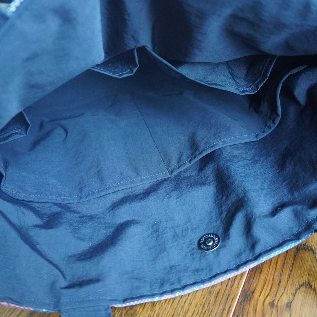 上質な着物リメイク　アップサイクルバッグ　レザーバッグ　K165