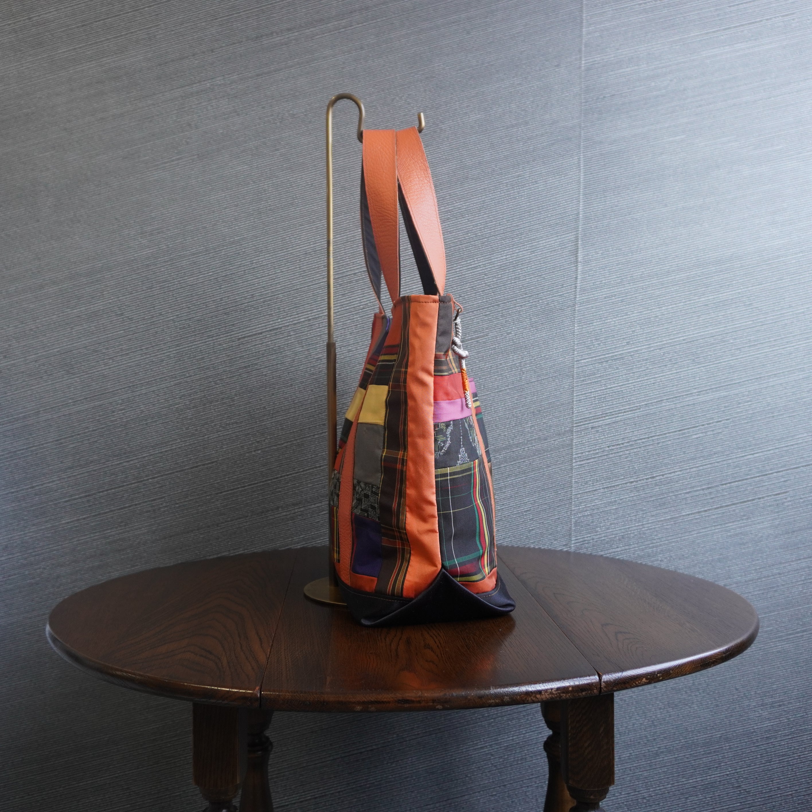 パッチワーク仕様のトートバッグ K167