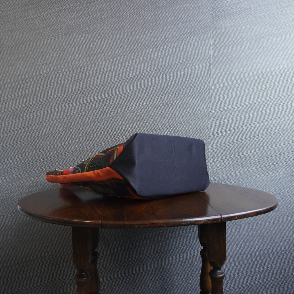 パッチワーク仕様のトートバッグ K167