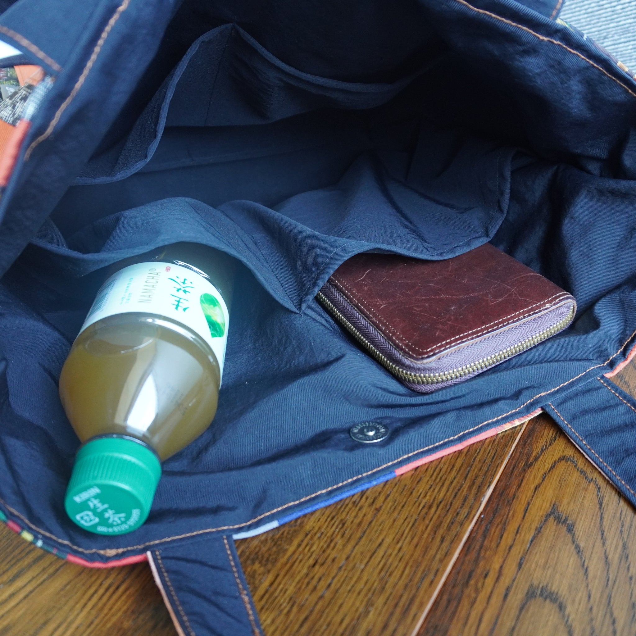 パッチワーク仕様のトートバッグ K167