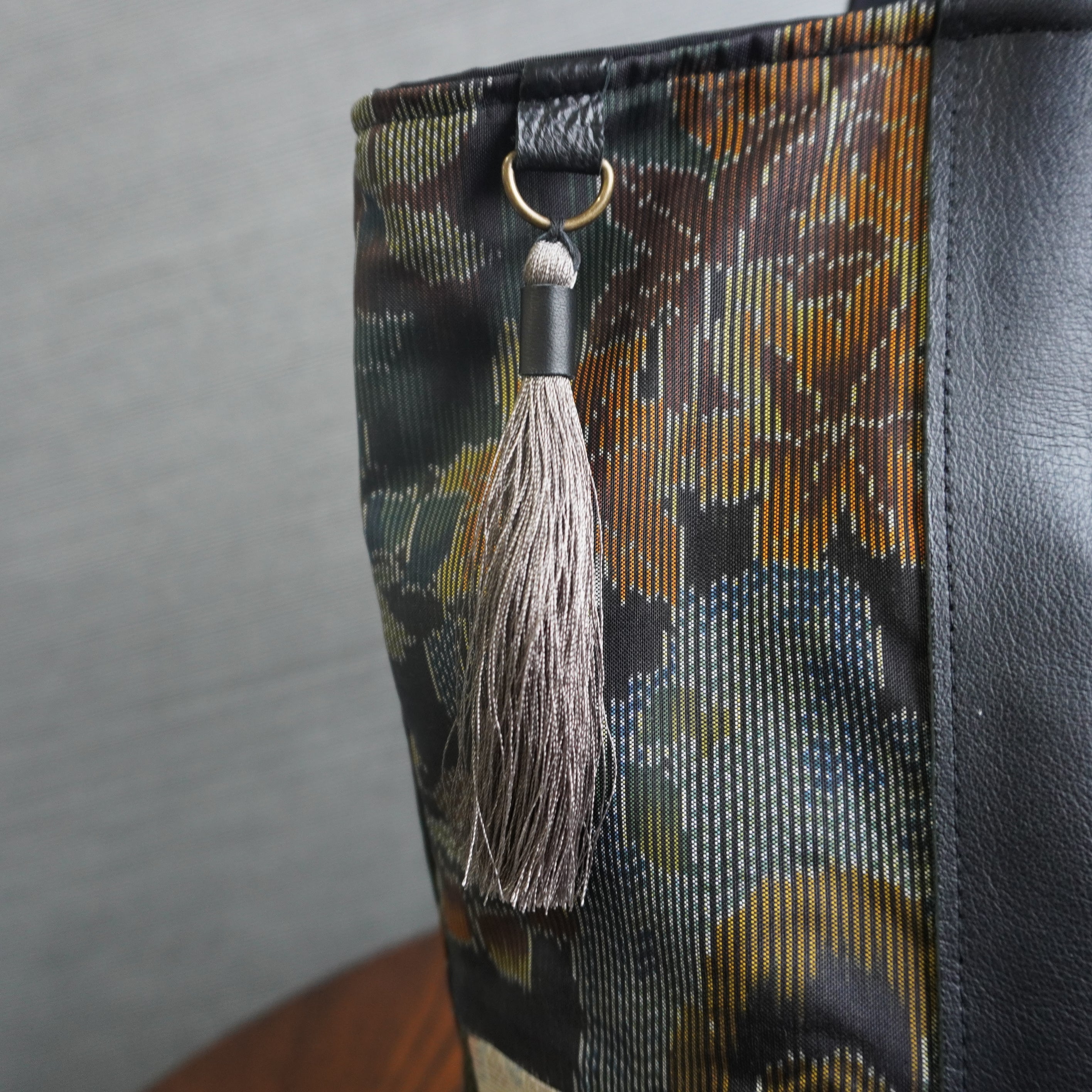 パッチワーク仕様のトートバッグ K147