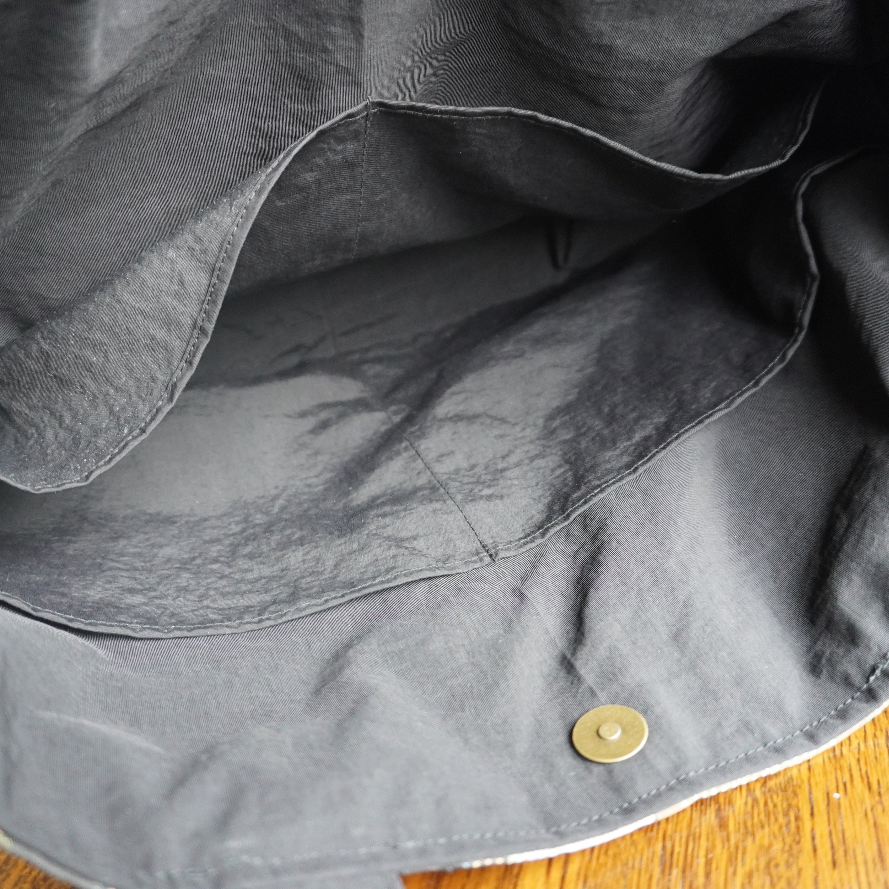 パッチワーク仕様のトートバッグ K147