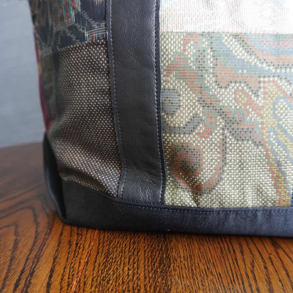 パッチワーク仕様のトートバッグ K168