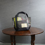 パッチワーク仕様のミニトートバッグ K169