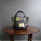 パッチワーク仕様のミニトートバッグ K169