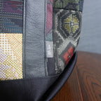 パッチワーク仕様のミニトートバッグ K169