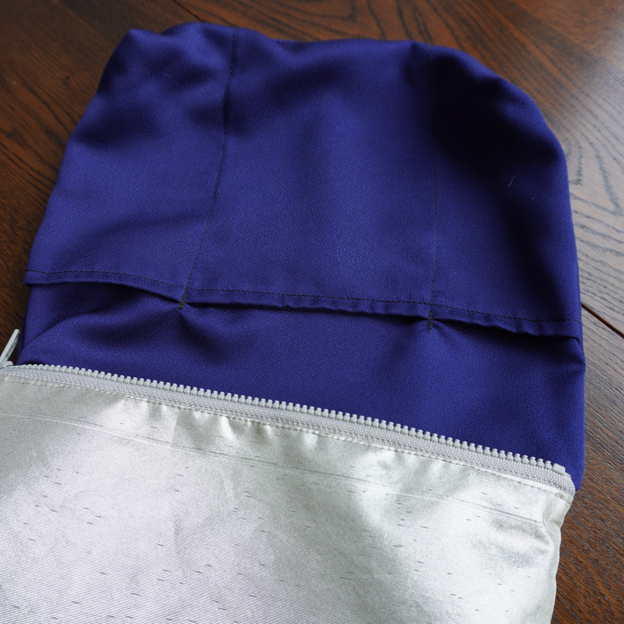 着物帯を使用したポーチ　K213