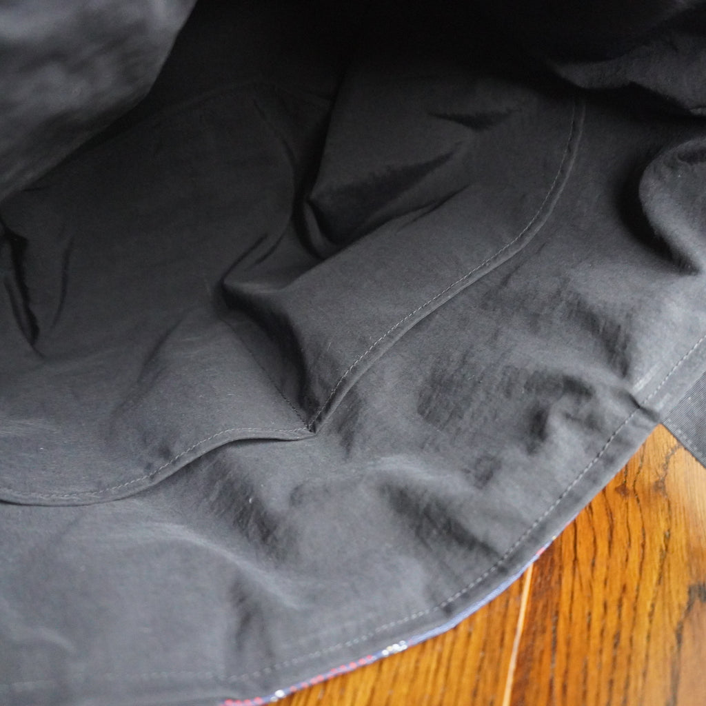 上質な着物リメイク　アップサイクルバッグ　レザーバッグ　K170