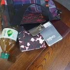 上質な着物リメイク　アップサイクルバッグ　レザーバッグ　K170