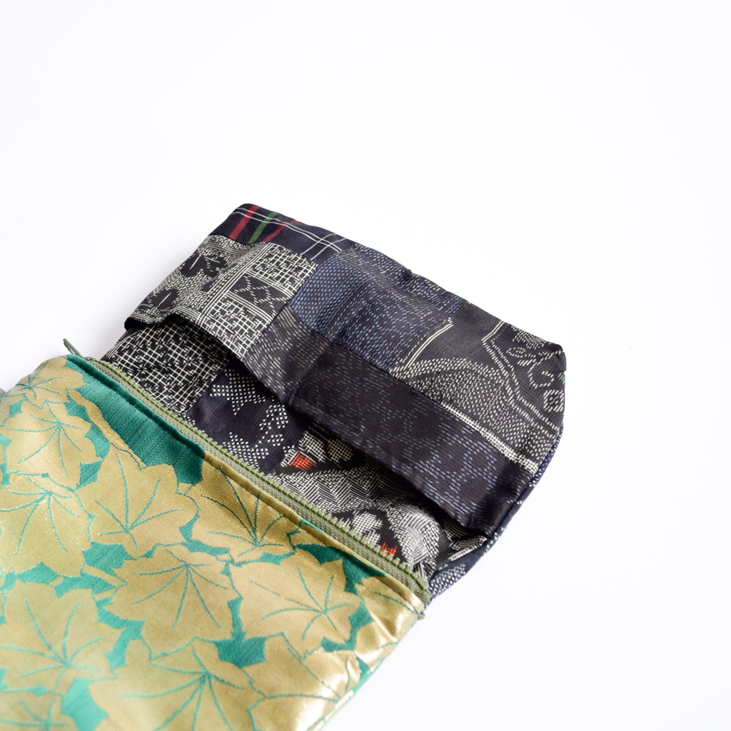 Pouch using kimono obi K228