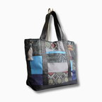 パッチワーク仕様のトートバッグ K163