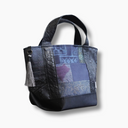 上質な着物リメイク　アップサイクルバッグ　レザーバッグ　K180