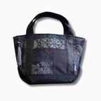 パッチワーク仕様のミニトートバッグ K186