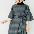 Dress made with Oshima Tsumugi silk K311