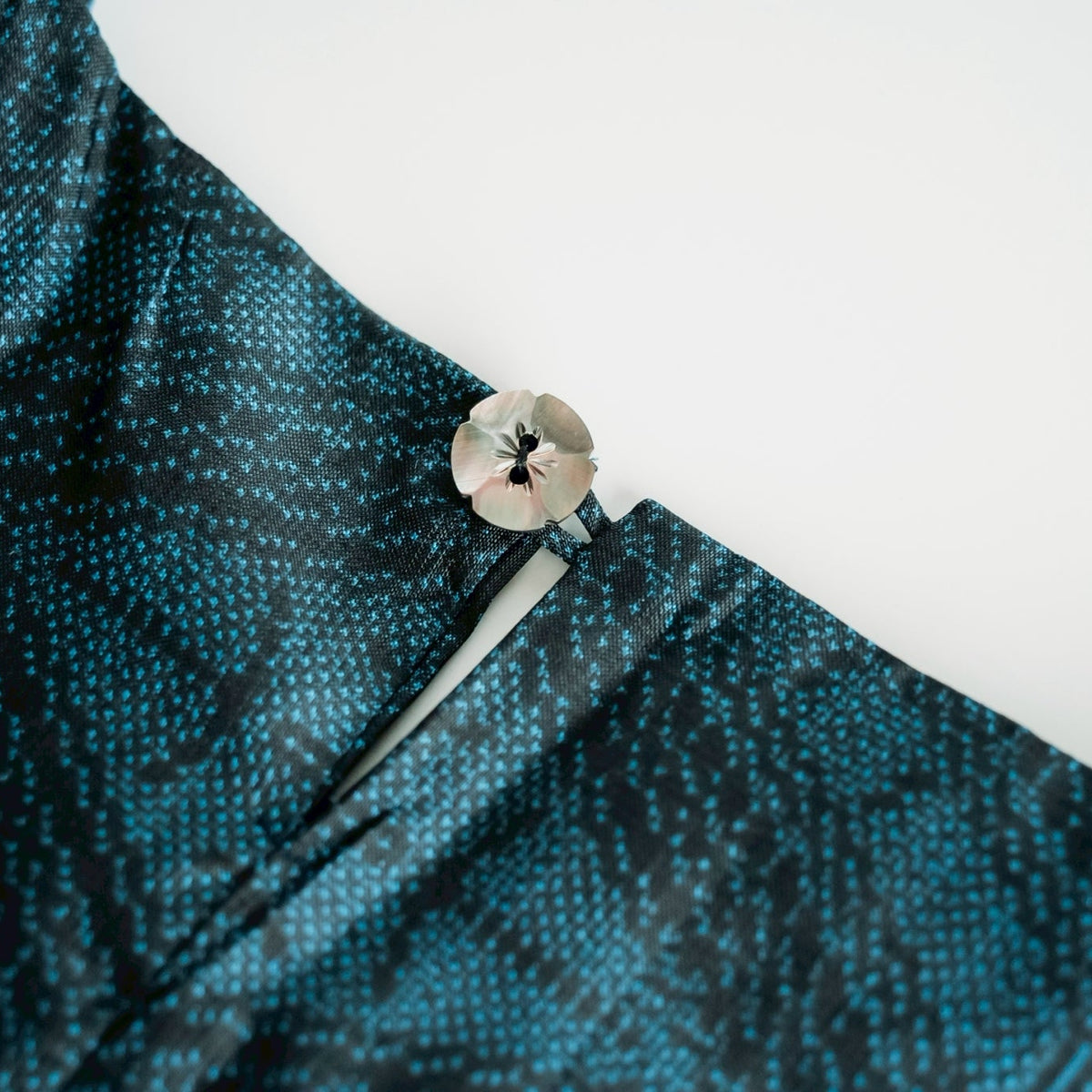 Dress made with Oshima Tsumugi silk K313